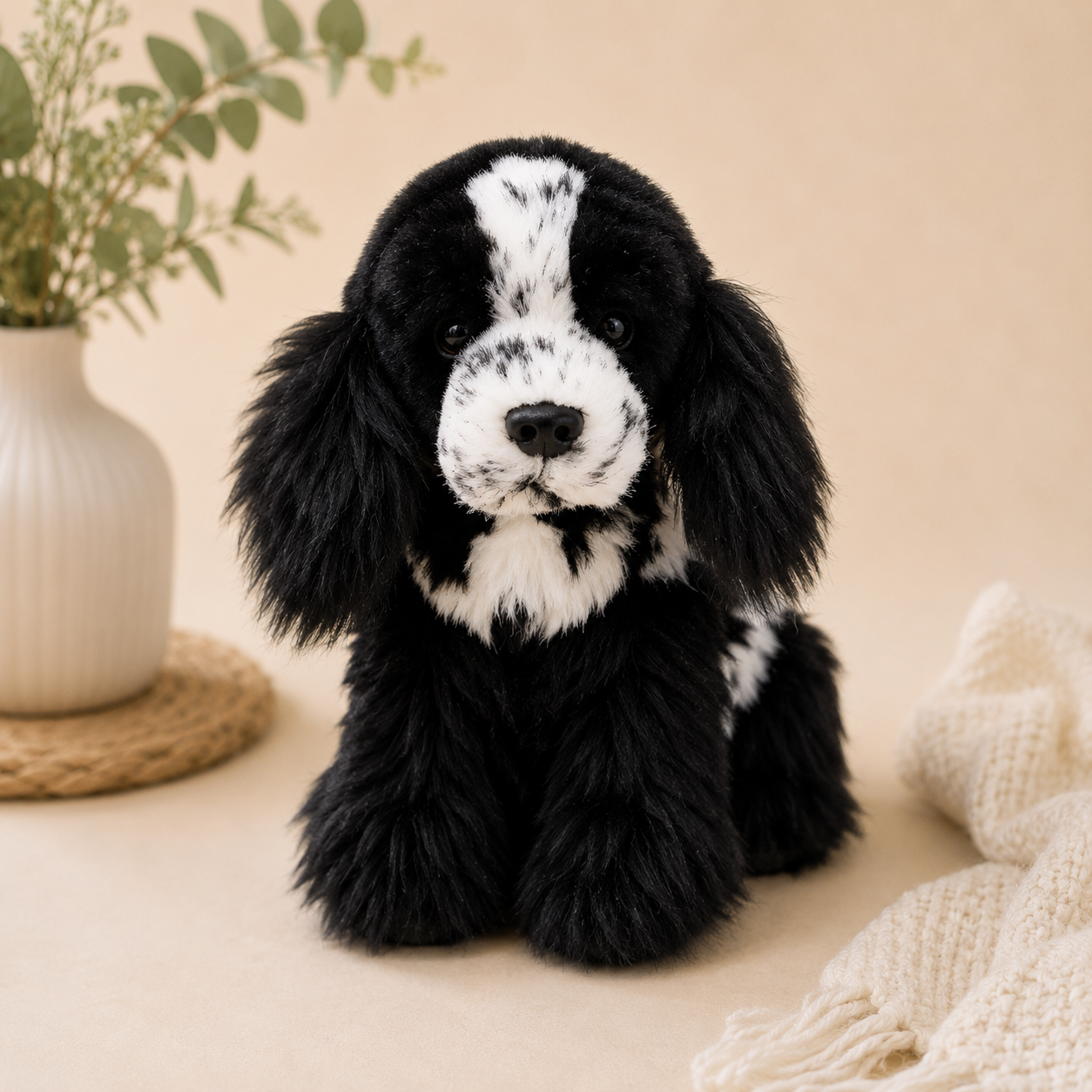 Realistyczny Pluszowy Pies Cocker Spaniel