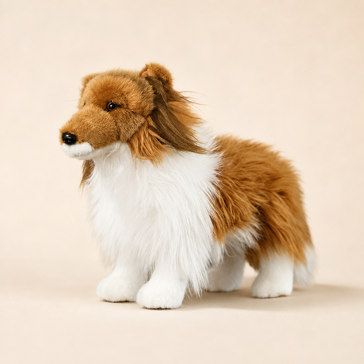 Realistyczny Pluszowy Pies Sheltie