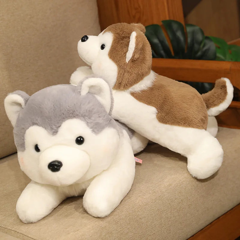 Pluszowy Pies Husky Kawaii Poduszka Maskotka