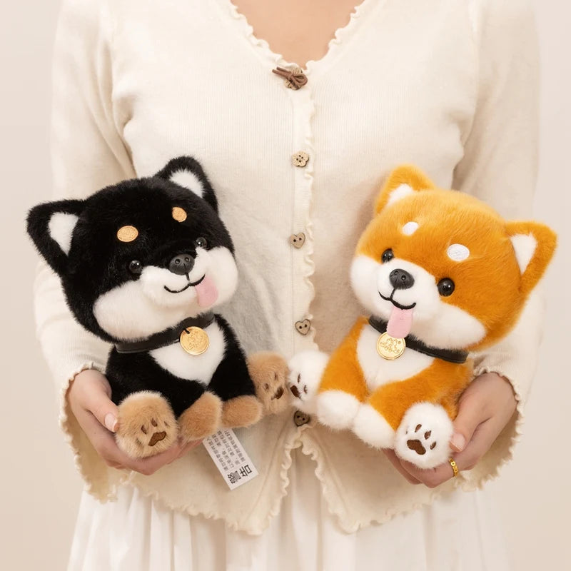 Pluszowy Szczeniaczek Shiba Inu Miękka Maskotka