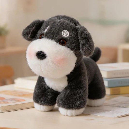 Schnauzer Pluszowy Piesek Maskotka