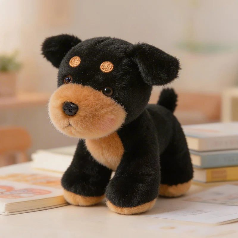 Doberman Pinsher Pluszowy Piesek Maskotka