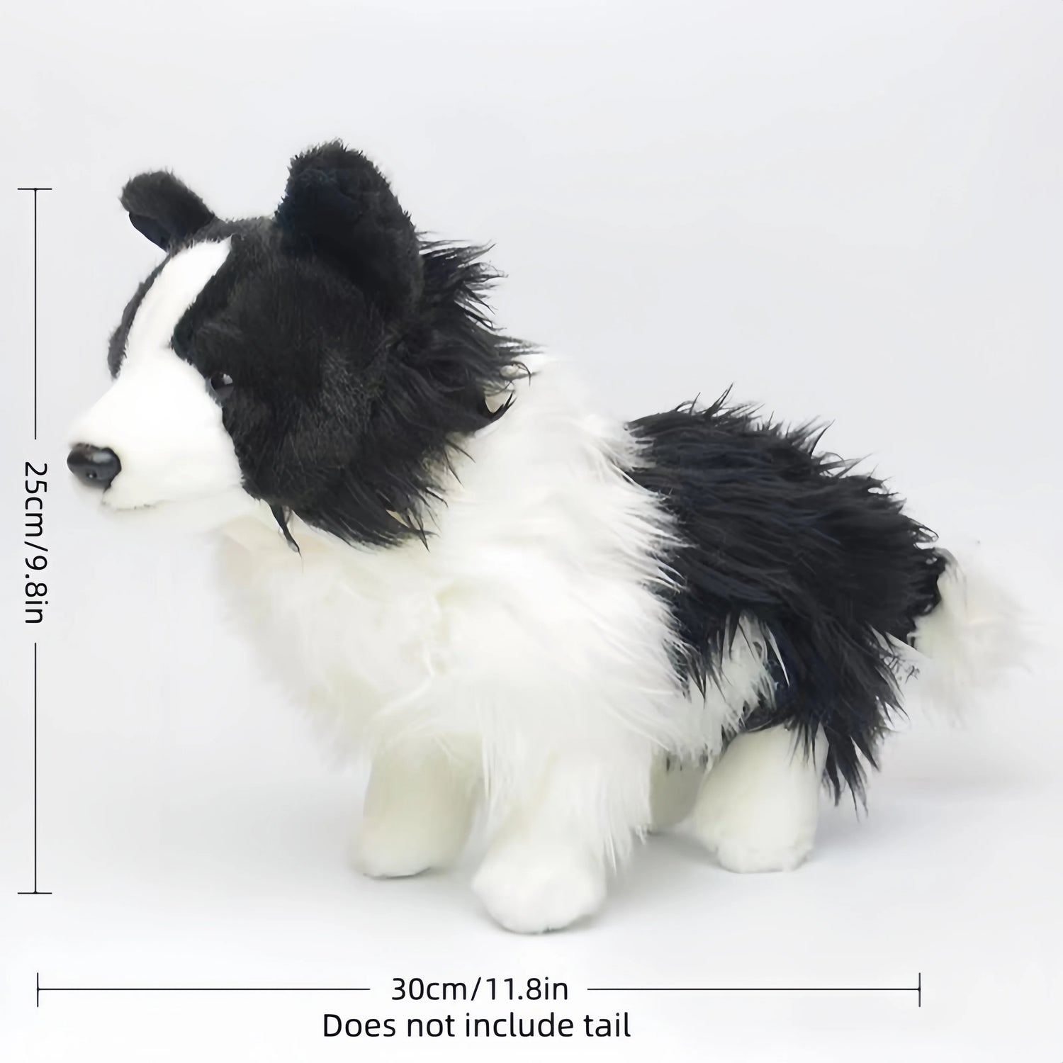 Pluszowy Pies Border Collie 30 cm – Miękka Maskotka