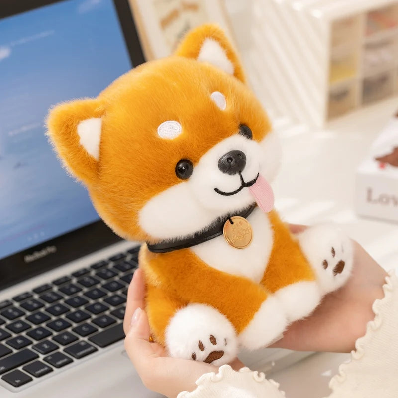 Pluszowy Szczeniaczek Shiba Inu Miękka Maskotka