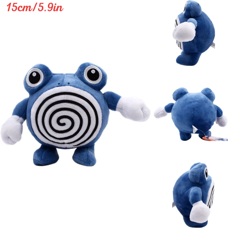Poliwhirl - Pluszowe Maskotki Kolekcjonerskie z Bawełny